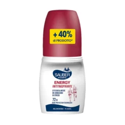 Sauber Energy Antitraspirante Deodorante Roll On Invisibile 72h 70ml