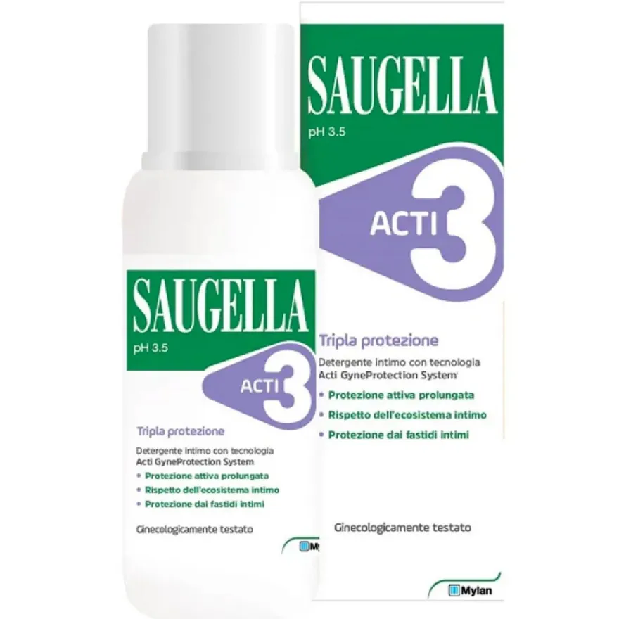 Saugella Acti3 Detergente Intimo 500ml