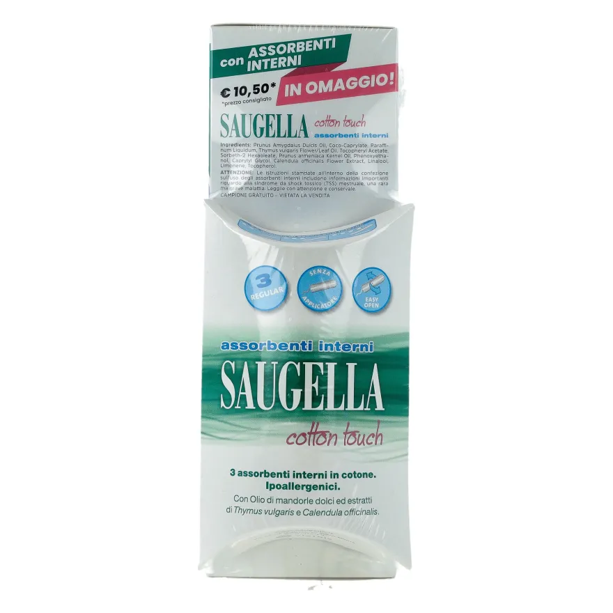 Saugella Acti3 250ml + Assorbenti Interni Omaggio 3 Pezzi