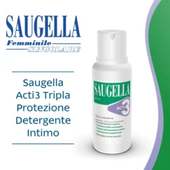 Saugella Acti3 Tripla Protezione Detergente Intimo 500ml