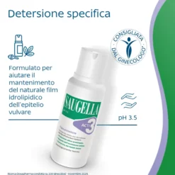 Saugella Acti3 Tripla Protezione Detergente Intimo 500ml