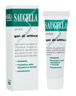 Saugella Attiva Gel Intimo Con Acido Ialuronico E Timo 30ml