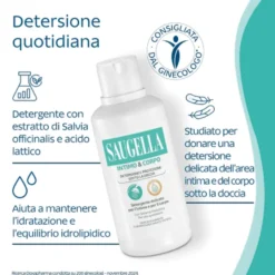 Saugella Detergente Intimo & Corpo 500ml
