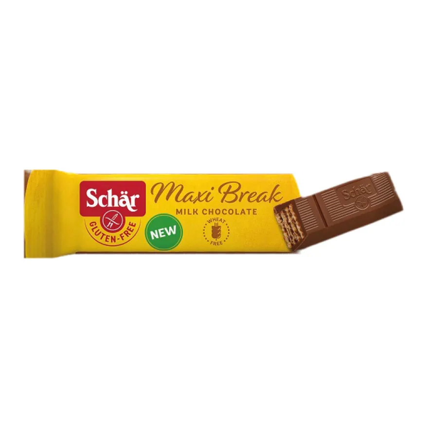 Schar Maxi Break Barretta Cioccolato Al Latte Senza Glutine 38g