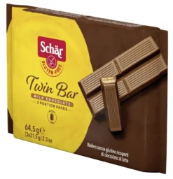 Schar Twin Bar Wafer Cioccolato Al Latte Senza Glutine 3x21,5g