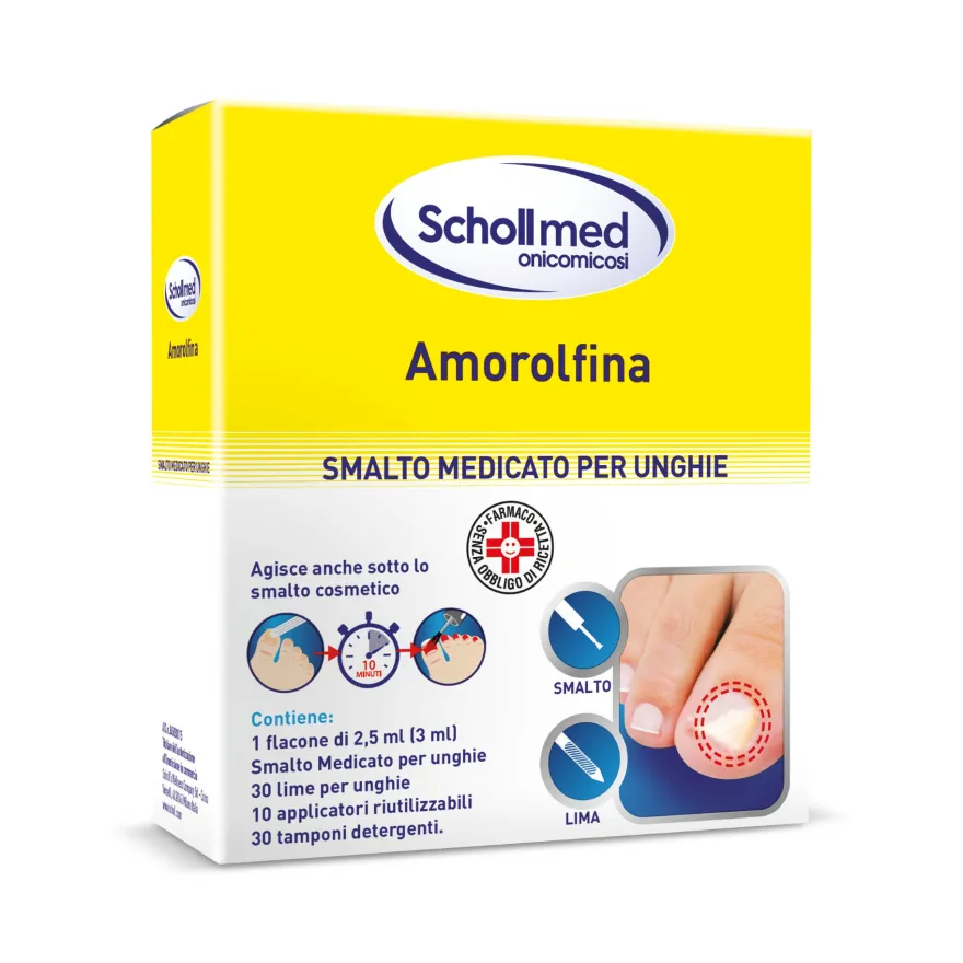 Schollmed 5% Smalto Medicato Trattamento Onicomicosi 2,5ml