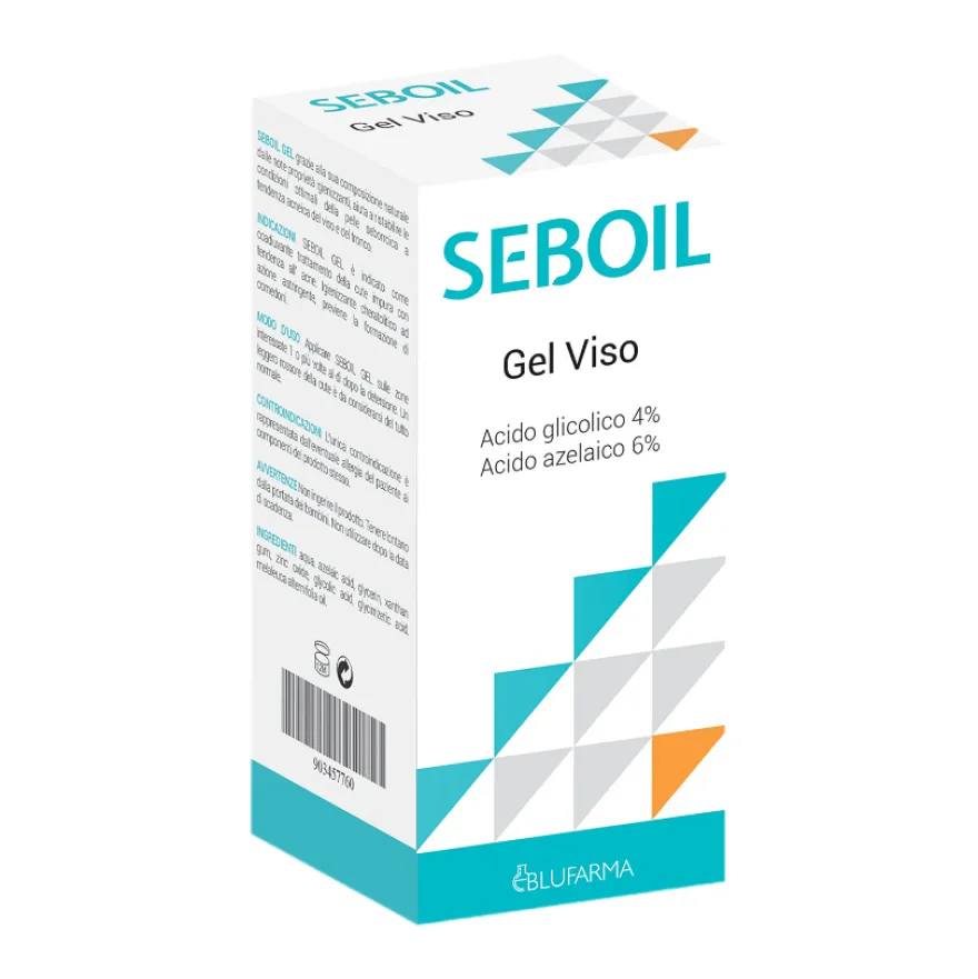 Seboil Gel Viso 50ml Azione Purificante Per Pelle Grassa
