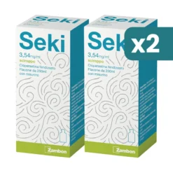 Seki 3.54mg/ml sciroppo tosse secca adulti e bambini bipacco 2x200ml