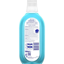 Sensodyne collutorio Cool mint Denti Sensibili alito Fresco Senza Alcool Gusto Menta 500ml​