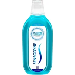 Sensodyne collutorio Cool mint Denti Sensibili alito Fresco Senza Alcool Gusto Menta 500ml