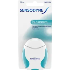 Sensodyne Filo Interdentale Cerato Con Fluoro Gusto Menta Fresca 30m