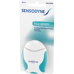 Sensodyne Filo Interdentale Cerato Con Fluoro Gusto Menta Fresca 30m