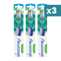 Sensodyne Gentle Spazzolino Morbido Denti Sensibili Soft 3 Pezzi