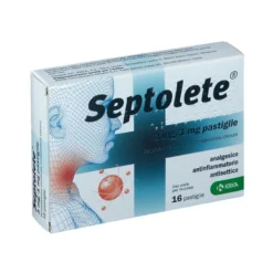 Septolete Analgesico Antinfiammatorio Antisettico Gola 3mg/1mg 16 Pastiglie