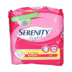 Serenity Light Lady Extra Pannolone Sagomato Incontinenza 30 Pezzi
