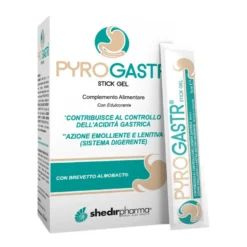 Shedir Pyrogastr Integratore Acidit&agrave; E Sistema Digerente 20 Stick Gel