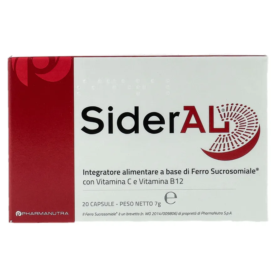 Sideral Integratore Carenza Ferro 20 Capsule