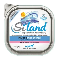 Siland Pat&egrave; Maiale Con Riso Mangime Dietetico 300g