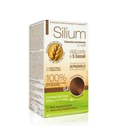 Silium Colorazione Permanente Capelli Crema Castano Chiaro Rame 5.4