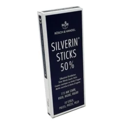 Silverin Sticks Matita Caustica Nitrato D'argento 50% Rigida 10 Pezzi