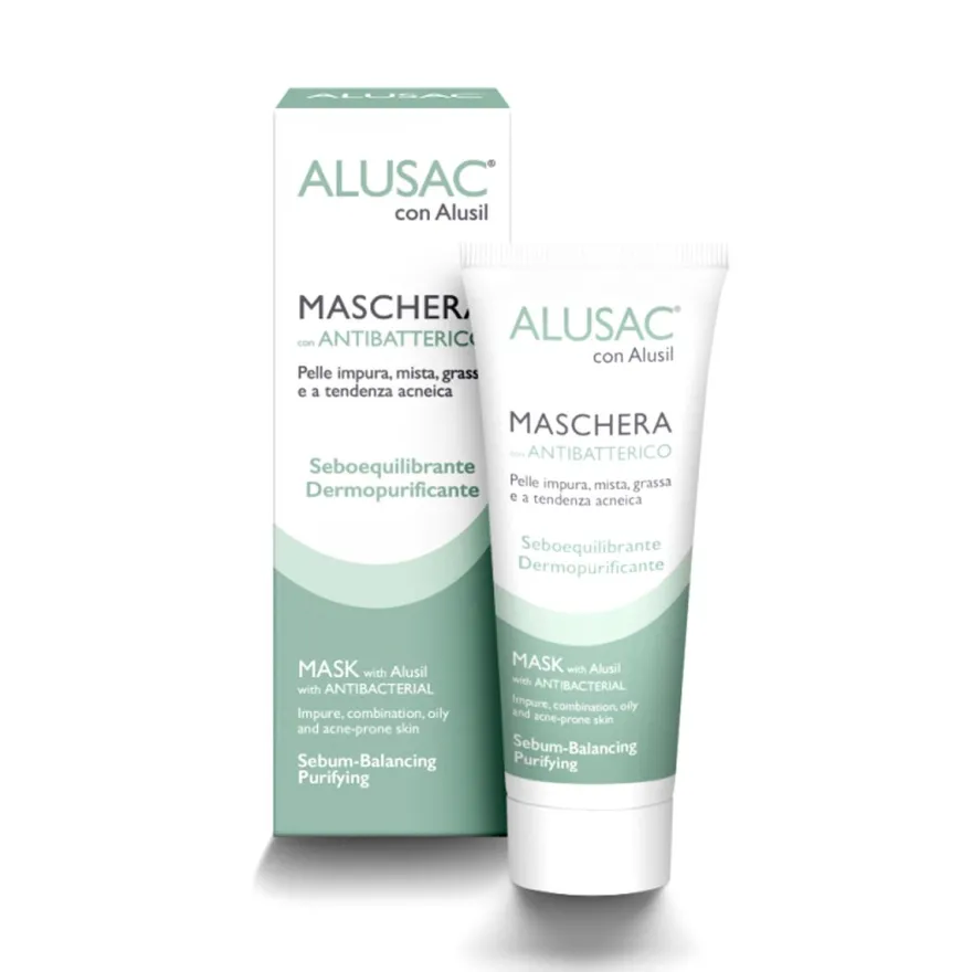 Skinius Alusac Maschera Viso Con Alusil 75ml