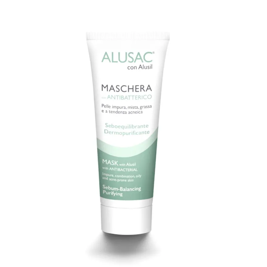 Skinius Alusac Maschera Viso Con Alusil 75ml