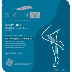 Skin Iv Maschera Coreana Gambe Leggere Con Mentolo E Amamelide 2 Pezzi