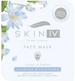 Skin Iv Maschera Viso Calmante E Lenitiva Fiori Di Loto 25ml