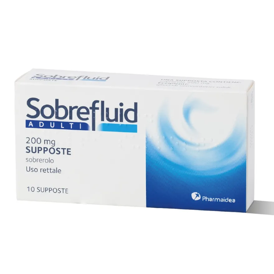 Sobrefluid Adulti 200mg 10 Supposte