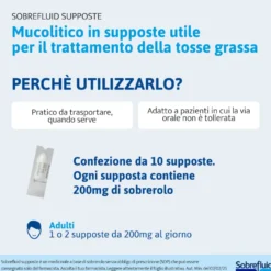 Sobrefluid Adulti 200mg 10 Supposte