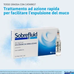 Sobrefluid 40mg/3ml Soluzione Da Nebulizzare 10 Fiale
