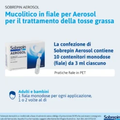 Sobrepin Aerosol 40mg Soluzione Da Nebulizzare 10 Flaconcini 3ml