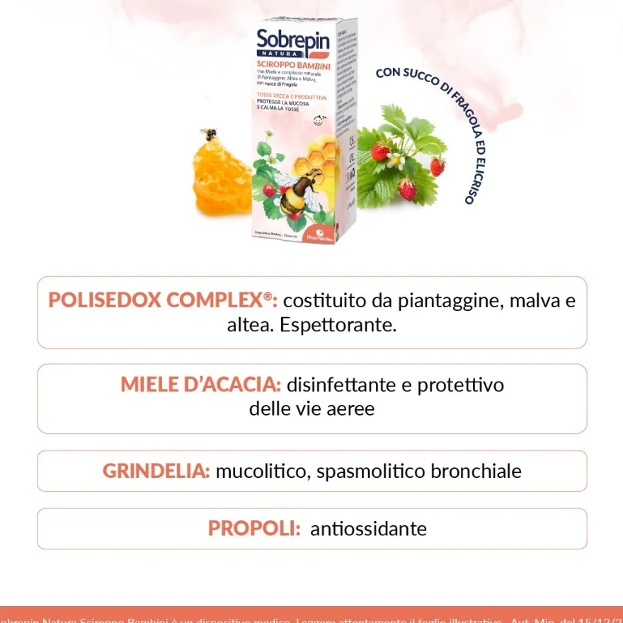 Sobrepin Natura Sciroppo Bambini 180ml