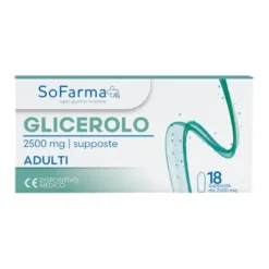 Sofarmapiù Glicerolo Supposte Lassative Adulti 18 Pezzi