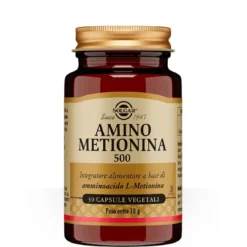 Solgar Amino Metionina 500 Integratore Di Aminoacidi 30 Capsule Vegetali