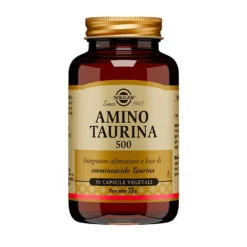 Solgar Amino Taurina 500 Integratore Polivalente 50 Capsule Vegetale