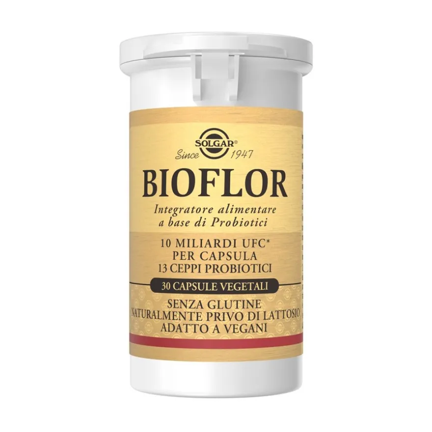 Solgar Bioflor Integratore Probiotici 30 Capsule
