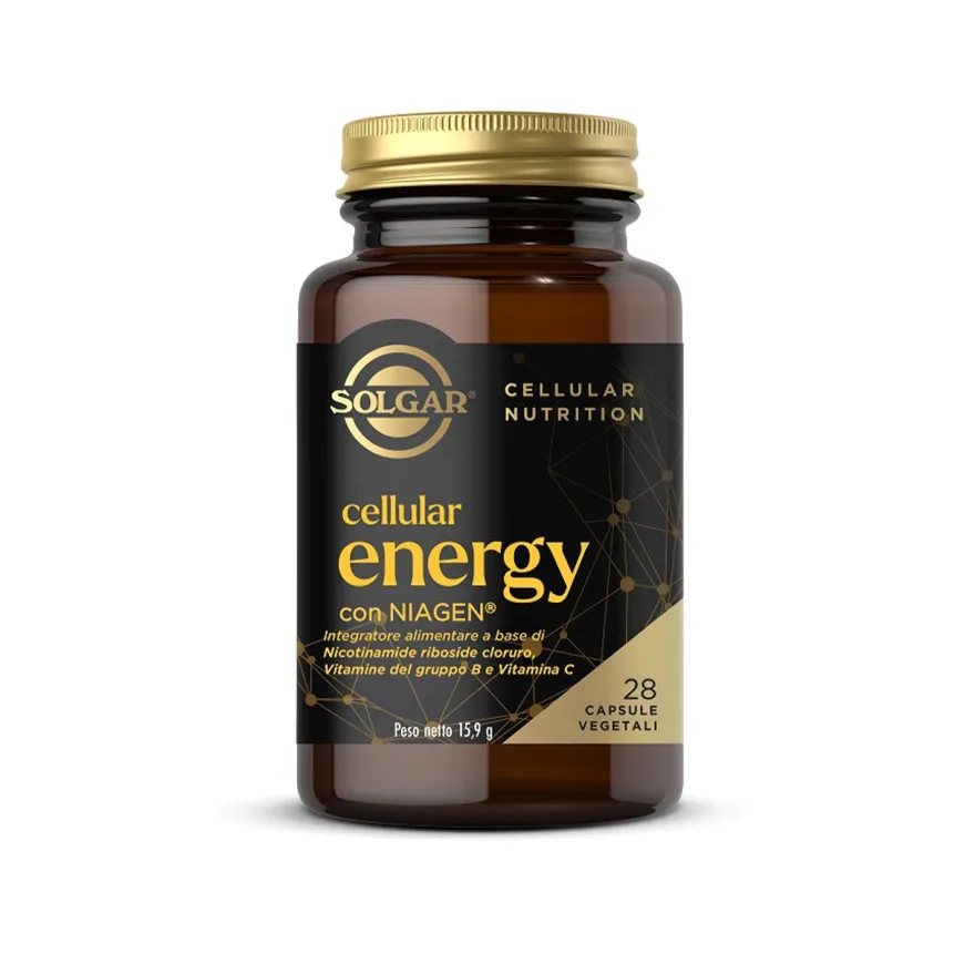 Solgar Cellular Energy Integratore Energia 28 Capsule Vegetali