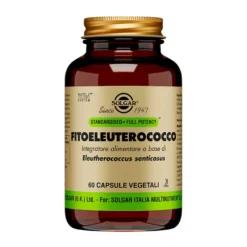 Solgar Fitoeleuterococco Integratore Tonico 60 Capsule Vegetali