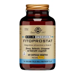 Solgar Fitoprostat Integratore Zinco Selenio Licopene Estratti Vegetali 60 Capsule