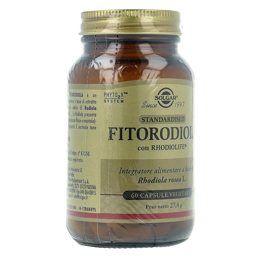 Solgar Fitorodiola Integratore Relax 60 Capsule