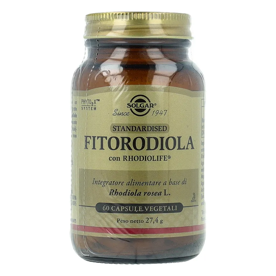 Solgar Fitorodiola Integratore Relax 60 Capsule
