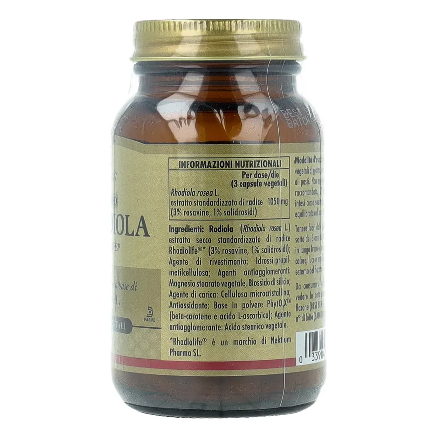 Solgar Fitorodiola Integratore Relax 60 Capsule