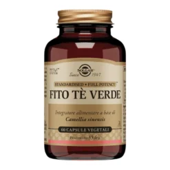 Solgar Fito Tè Verde Integratore Controllo Peso 60 Capsule