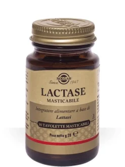 Solgar Lactase Masticabile Integratore Lattasi 30 Tavolette