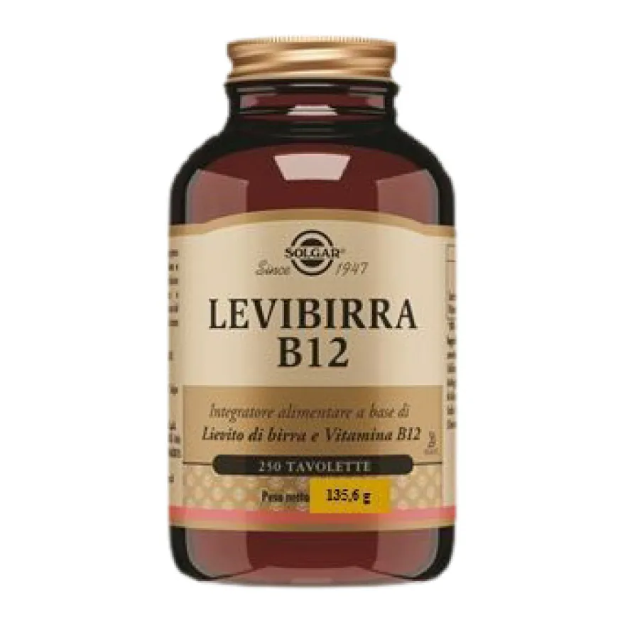Solgar Levibirra B12 Integratore Sistema Immunitario 250 Tavolette