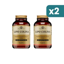 Solgar Lipo Colina Integratore Controllo Colesterolo 2 confezioni da 100 Capsule Vegetali
