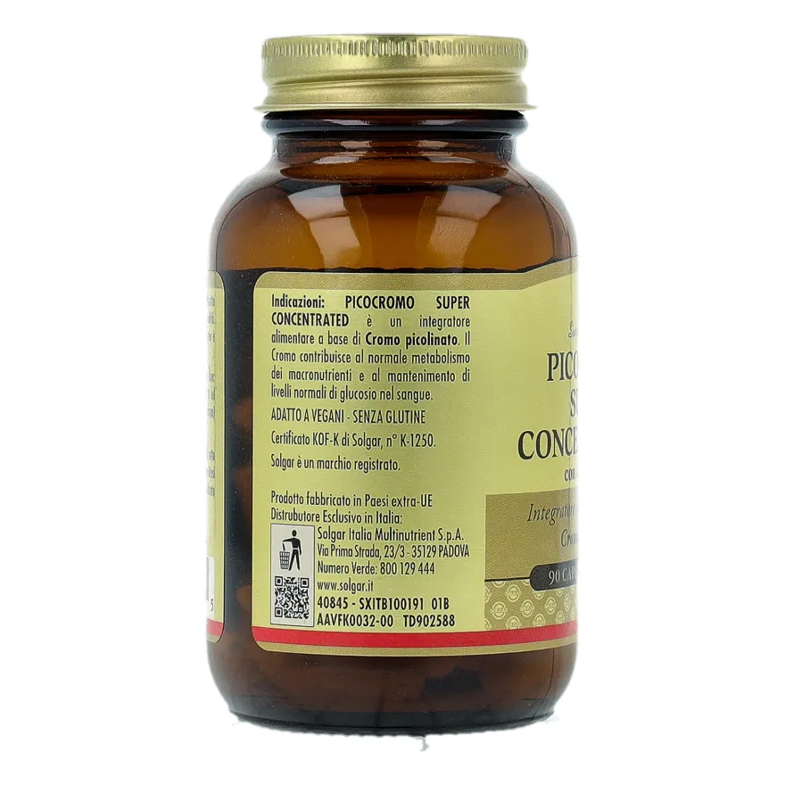 Solgar Picocromo Integratore Spossatezza 90 Tavolette