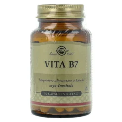 Solgar Vita B7 Integratore Benessere Femminile 50 Capsule