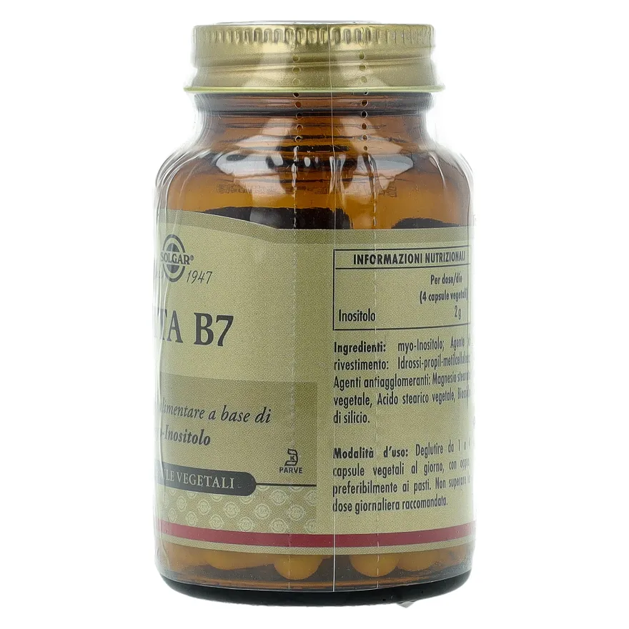 Solgar Vita B7 Integratore Benessere Femminile 50 Capsule